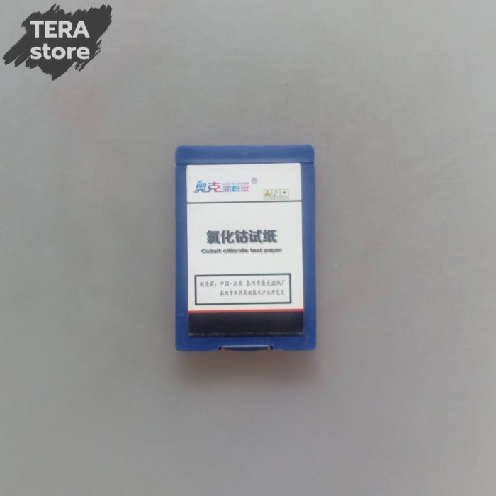 

Kertas kobalt klorida/ Cobaltous chloride paper isi 80 (alat peraga)