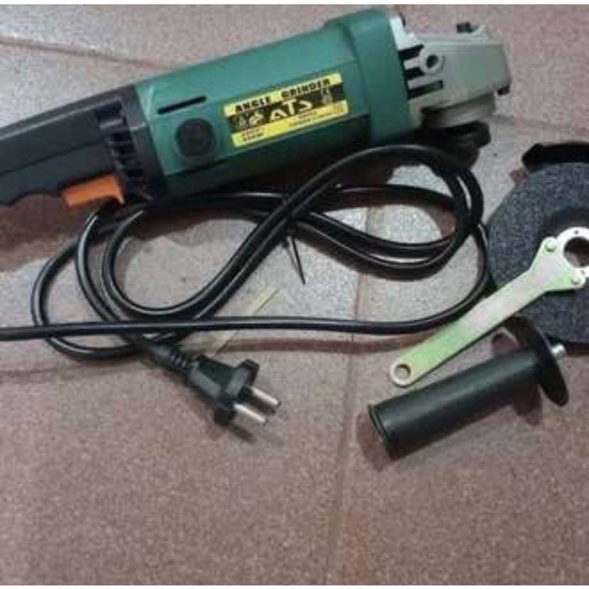 Mesin Gerinda Tangan ATS ats Grenda Potong GR 135MKT Lengkap Bagus