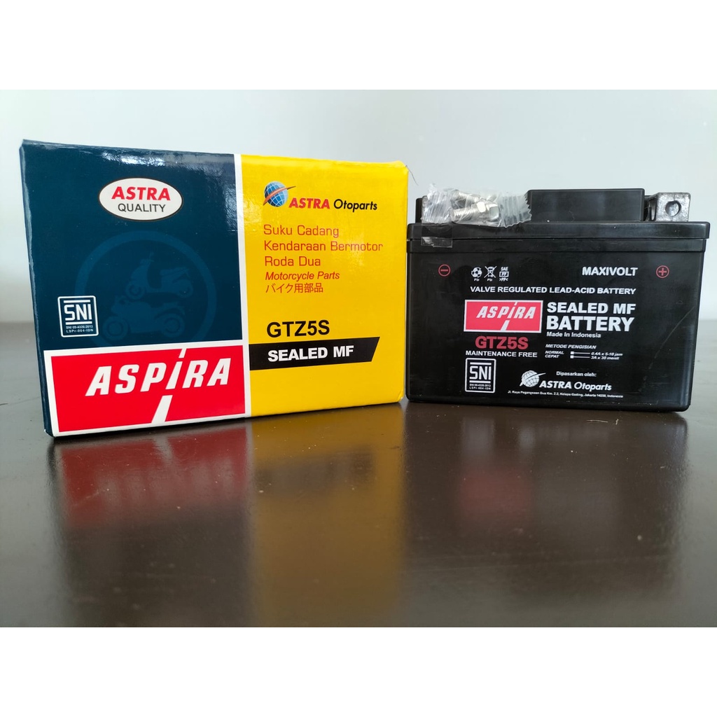 Jual AKI MOTOR KERING ASPIRA GTZ5S UNTUK HONDA VERZA SCOOPY | Shopee