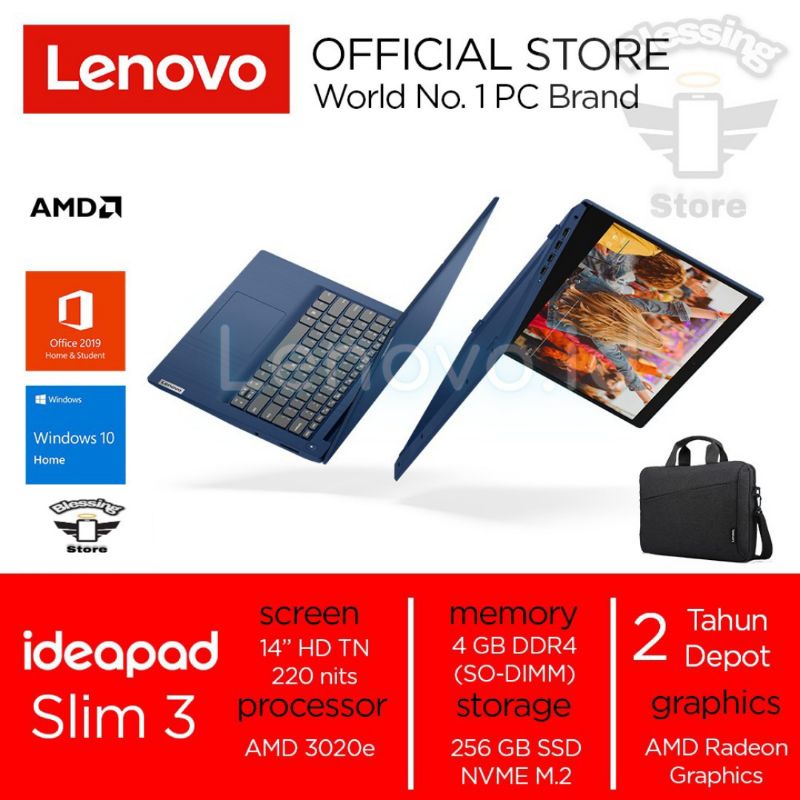 Laptop lenovo ideaPad slim 3i (AMD 3020e)