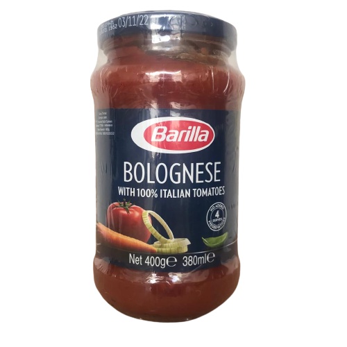 

Barilla Bolognese 400 Gr - Saus Pasta - Saus Bolognese