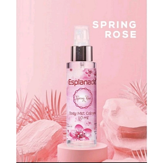 Parfum Tahan Lama Esplanade Body Mist Spring Rose Spray 110ml Original 100%