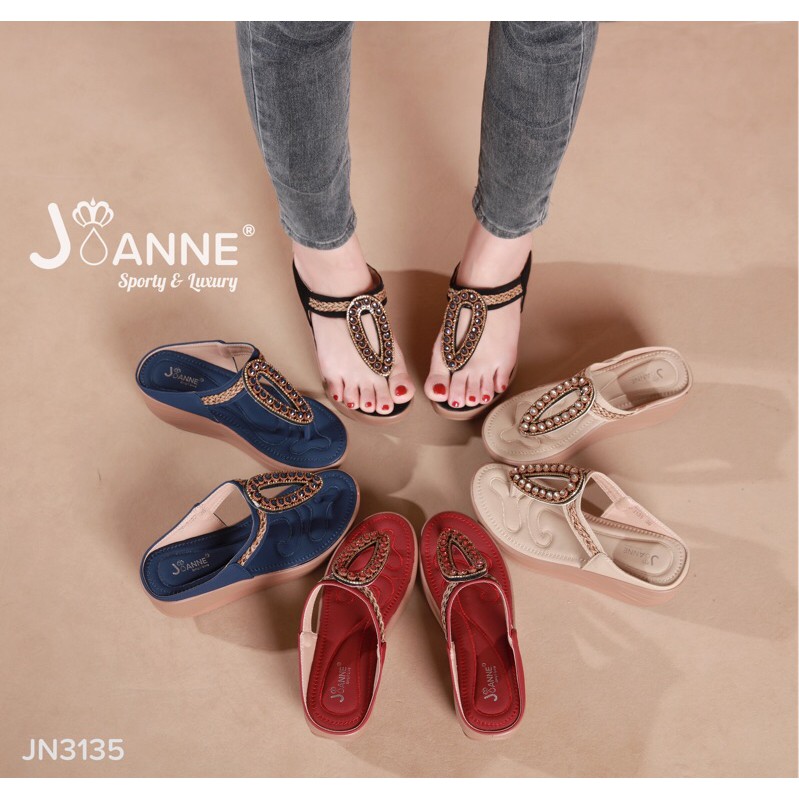 RESTOCK!! [ORIGINAL] JOANNE Wedges Sandals Sepatu Wanita #JN3135