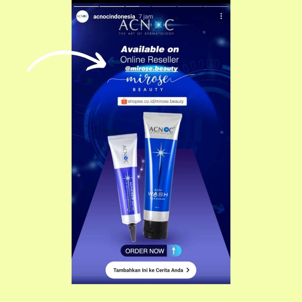 ACNOC Acneser Spot Gel 15G | Jerawat reda dalam 4 jam saja! Acne