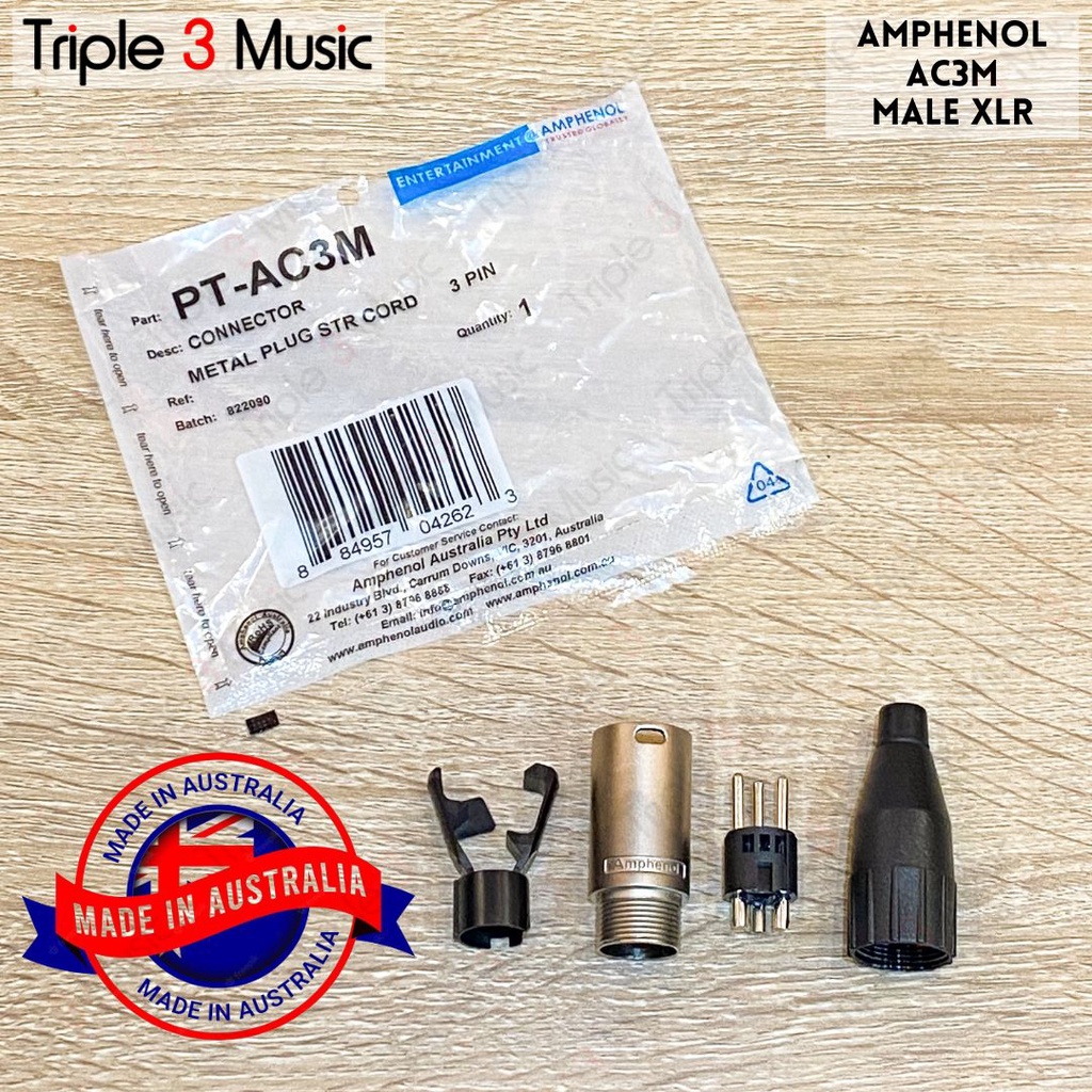 Amphenol AC3M Original Jack audio XLR Male