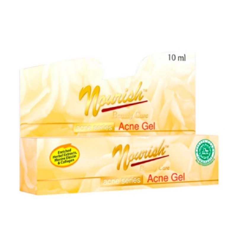 Nourish skin Beauty Care Acne gell 10 ml/ Gell penghilang bekas jerawat