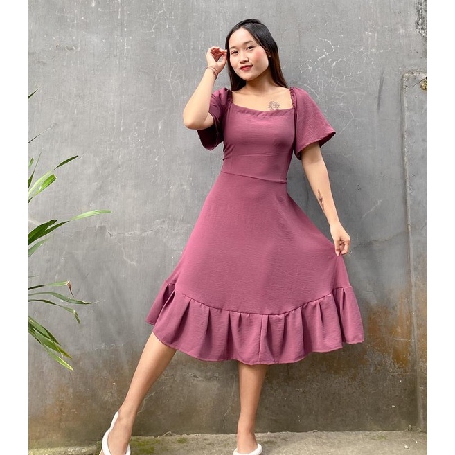 AIRFLOW NAOMI DRESS//DRESS WANITA TERLARIS