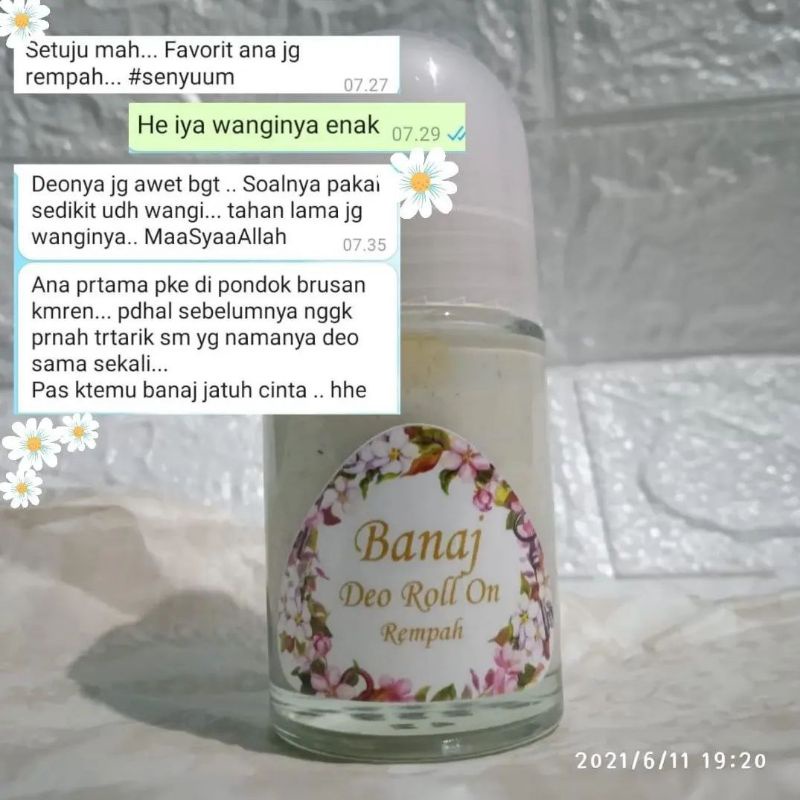 DEO DIEN  / Deo Roll On 25 ML DEODORANT Banaj Beauty Care / AMPUH HEMPAS BAU BADAN / MENCERAHKAN KETIAK