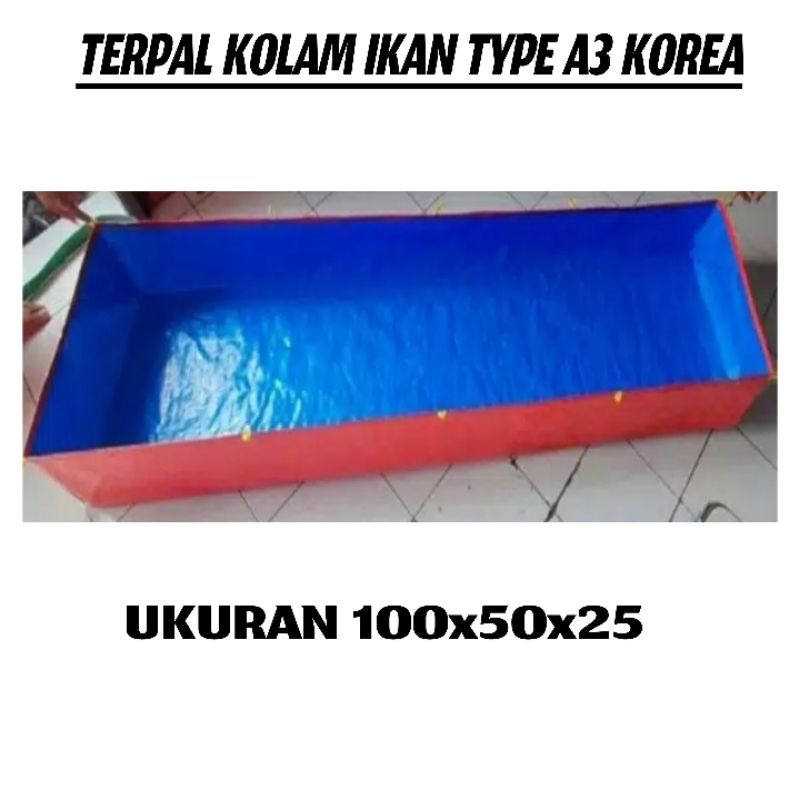 TERPAL KOLAM IKAN A3 KOREA