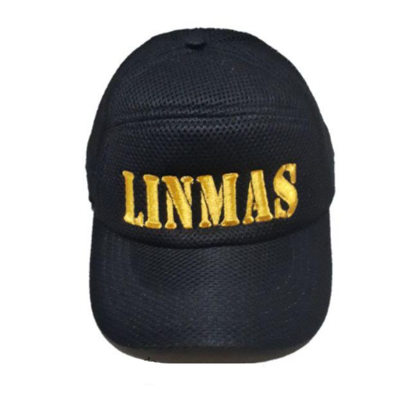 topi jaring LINMAS hitam