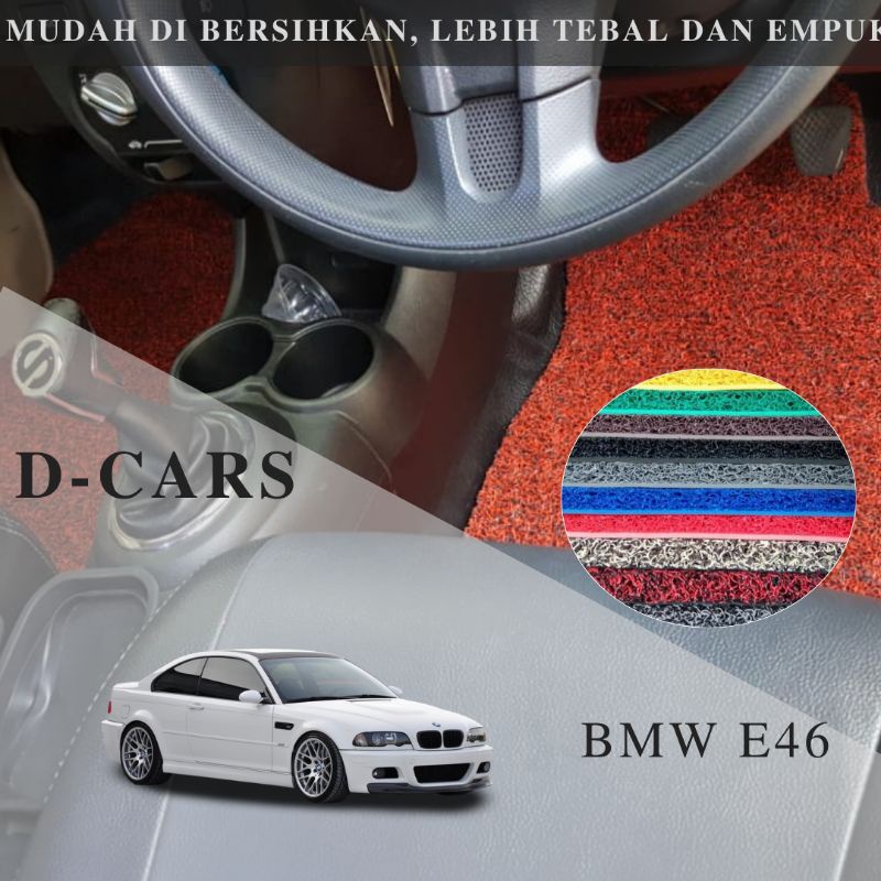 karpet mobil mie bihun / coilmat / aksesoris mobil bmw E46 1 warna