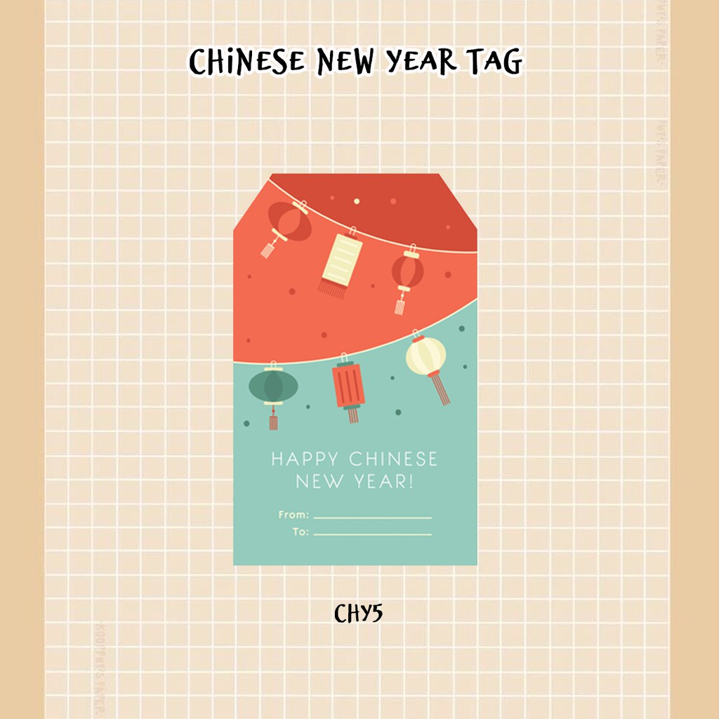 

Hangtag Imlek Chinese New Year Kartu Imlek Chinese New Year CHY5