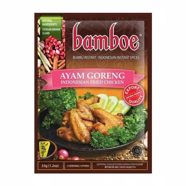 

BAMBOE Bumbu Ayam Goreng - 33 gr