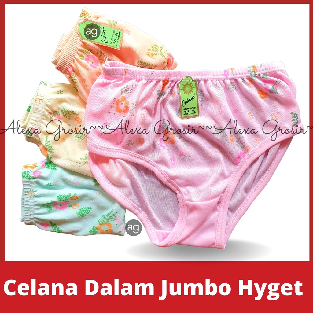 CELANA DALAM WANITA DEWASA CAHAYA HYGET size XL - ALEXA GROSIR