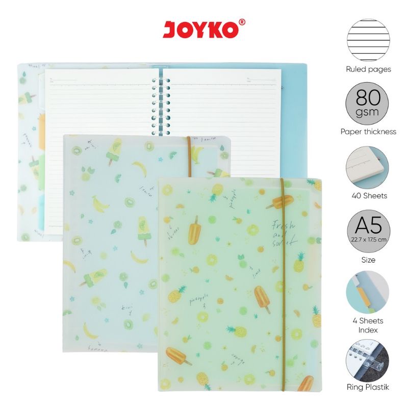 

Binder Note A5 Buku Tulis Joyko A5-FR-PF520