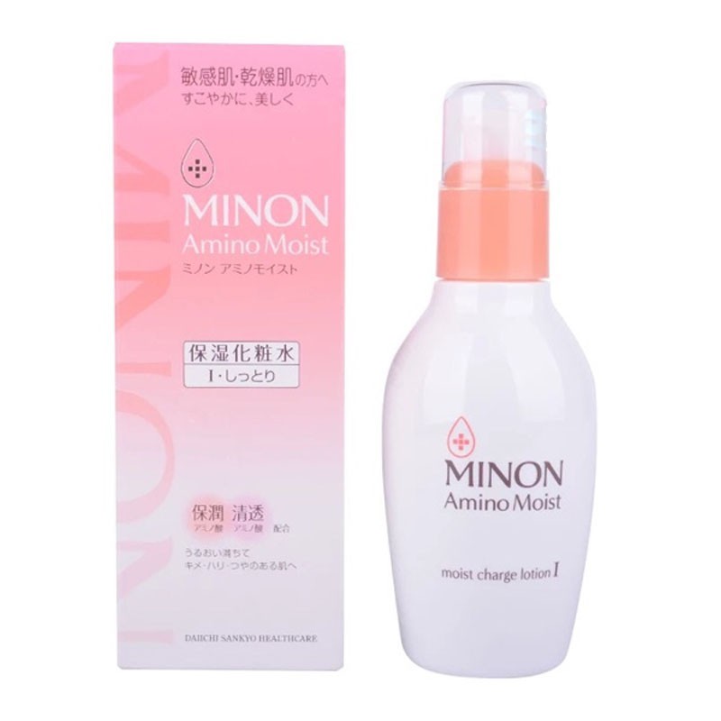 Japan Minon Amino Moist Charge Lotion 1 150ml untuk wajah normal dan sensitif toner wajah