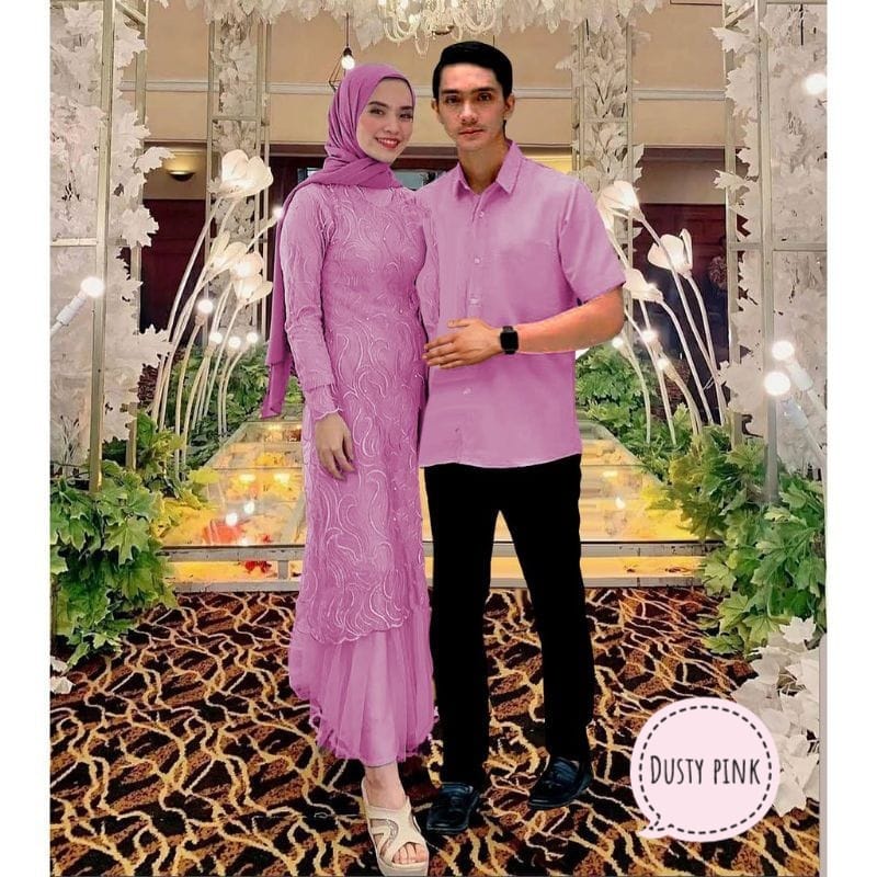 BJ - COUPLE GELARDINE KEMEJA PENDEK / UKURAN GAMIS M , L , XL , XXL KEMEJA L / GAMIS  Bahan Tile Mutiara Ruby Lapis Furing /GAMIS KONDANGAN / GAMIS COUPLE / KEMEJA PRIA BAHAN MOSCREPE LENGAN PENDEK/ KEMEJA COUPLE / GAMIS WANITA MURAH / GAMIS WISUDA/