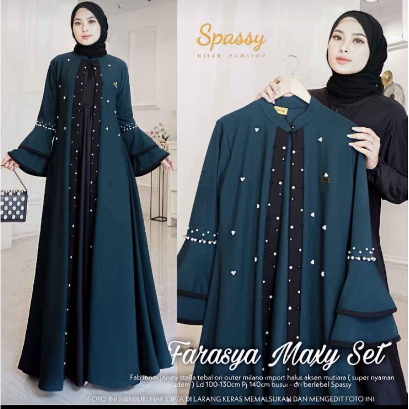 gamis farasya maxy set