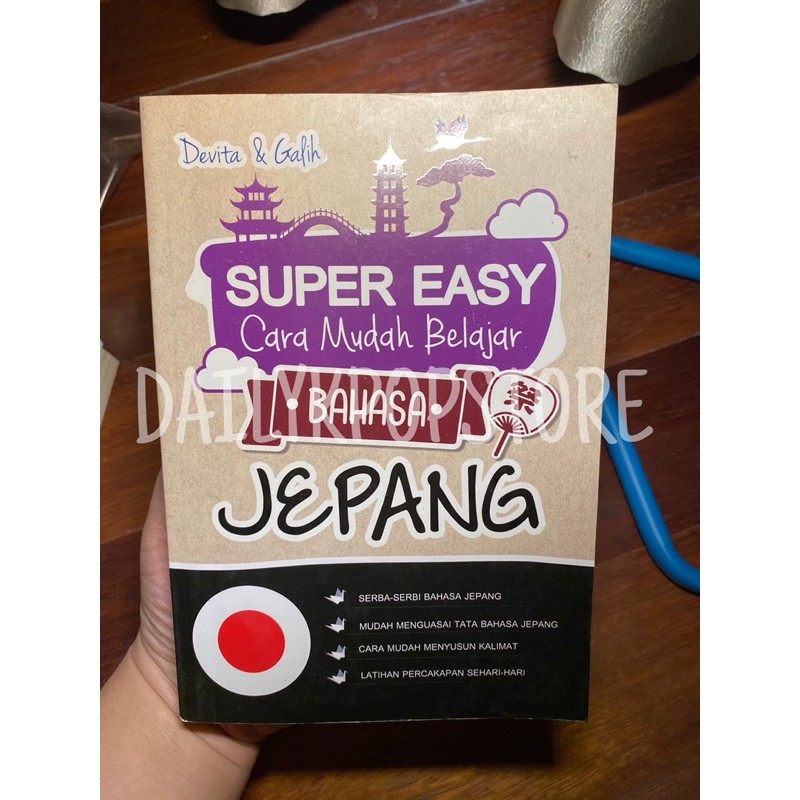 BUKU SUPER EASY CARA MUDAH BELAJAR BAHASA JEPANG
