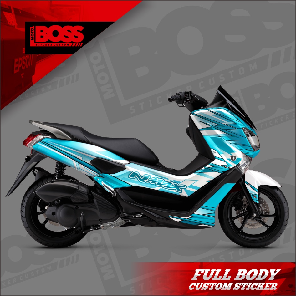 Decal Sticker Stiker Yamaha Nmax 2016 2017 2018 2019 Full Body Striping Full Body Nmax Old Stiker De