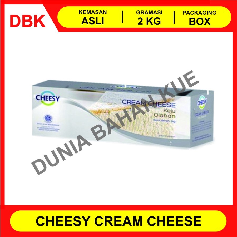 

CHEESY CREAM CHEESE 2 KG / KRIM KEJU