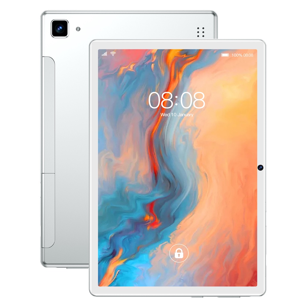 2022 Tablet Murah 5G Baru  Galaxy Tab A7 Lite  12GB+512GB Tablet Pembelajaran Tablet  Android laris manis SIM+WIFI Tablet PC-Perak