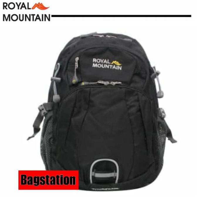 TAS RANSEL LAPTOP DAYPACK BACKPACK SMALL CARRIER ROYAL MOUNTAIN 25 L - Hitam