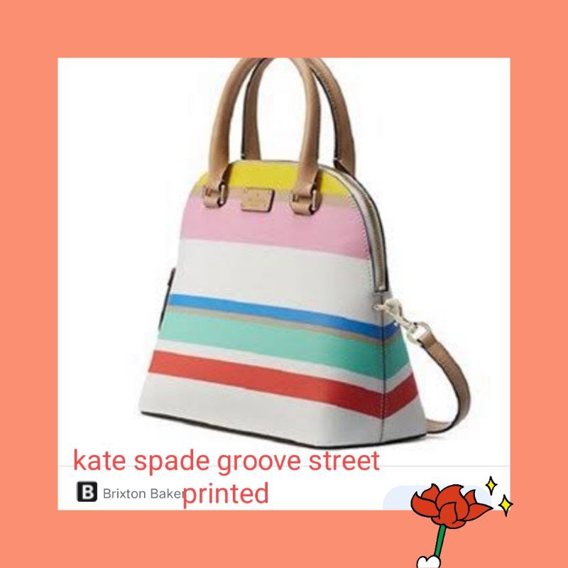 preloved kate spade carl satchel rainbow