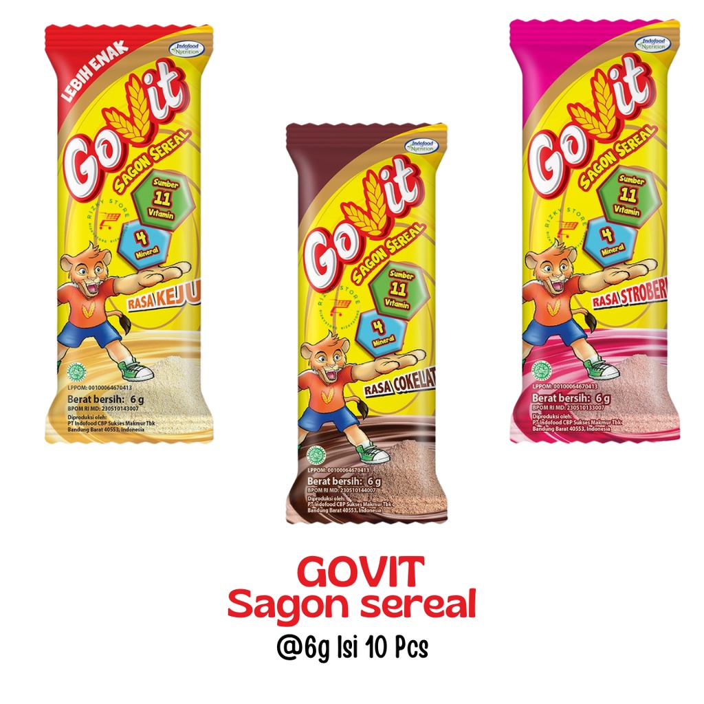 

GOVIT Sagon Sereal @6gr isi 10pcs