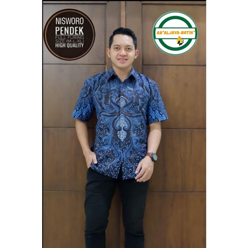 NISWORO KEMEJA BATIK HALUS ASLI SOLO SRAGENAN
