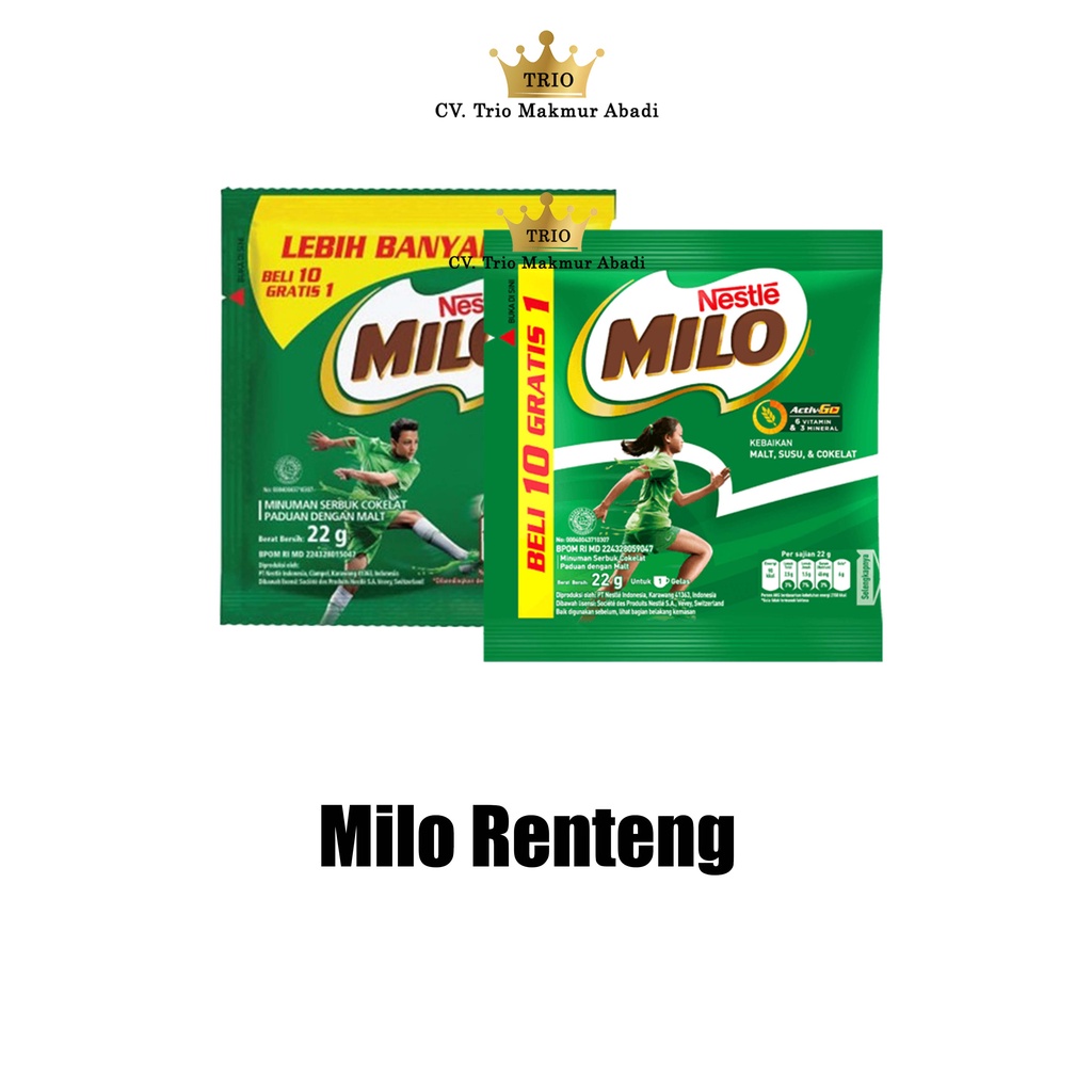 

Milo 3in1 / Activgo Renteng