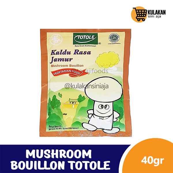 

Kaldu Rasa Jamur / Mushroom Bouillon TOTOLE 40 gram