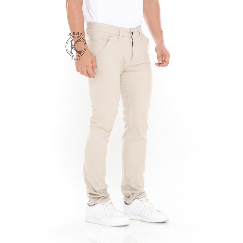 Kent Celana Chino Cream Premium Original