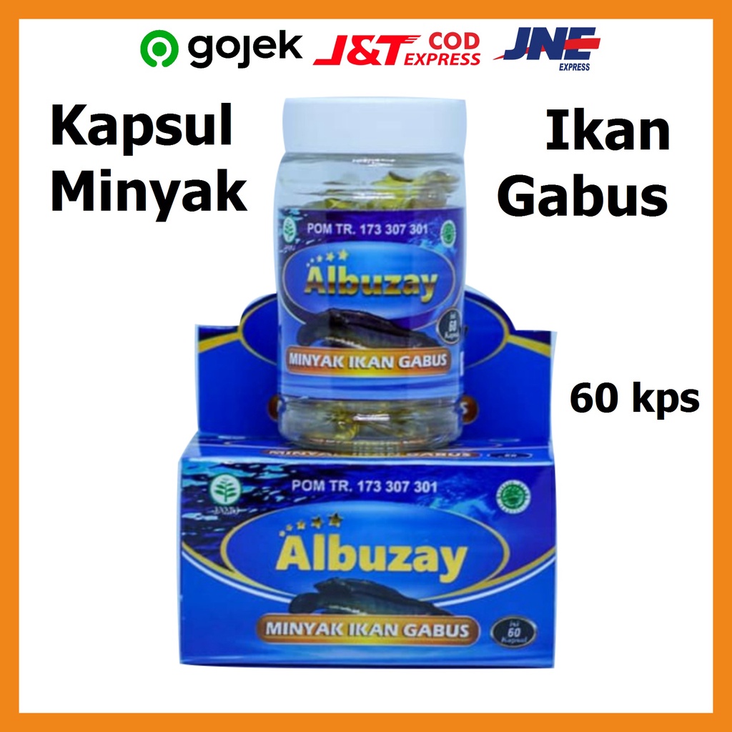 kapsul minyak ikan gabus - kutuk AlBuzay Minyak Albumin