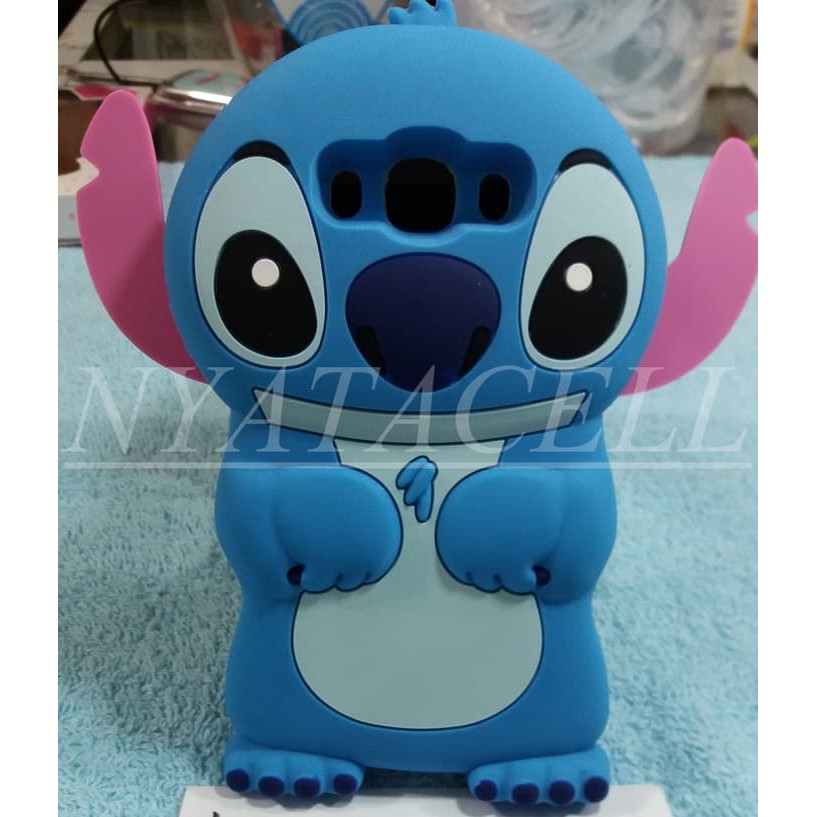 Promo Case 4D Stitch Samsung J7 2016 J710 Karakter Lilo Ear Softcase Soft 3d