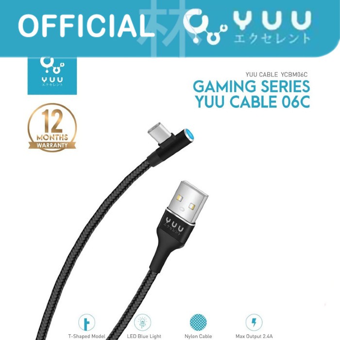 Yuu YCBM06C Data Cable Type-C Gaming Series