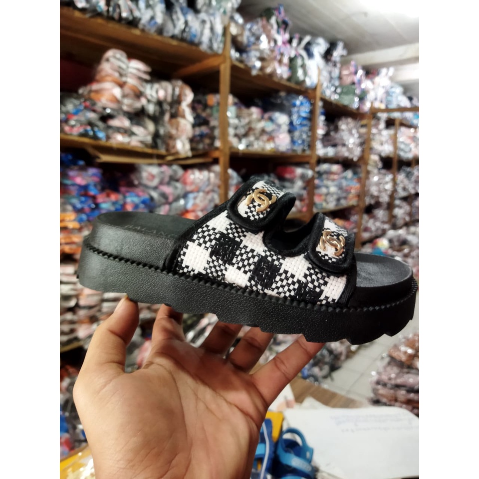 SANDAL WEDGES WANITA MODEL TERBARU BALANCE / 238-7A SIZE 36-40 / SANDAL WANITA BAN DUA TERBARU