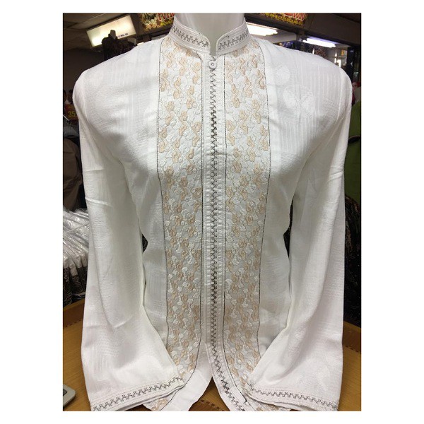 Baju Koko Bordir Pria Kain Katun Jaguar JG05 Shopee Baju Koko Bordir Pria Kain Katun Jaguar JG05 Shopee