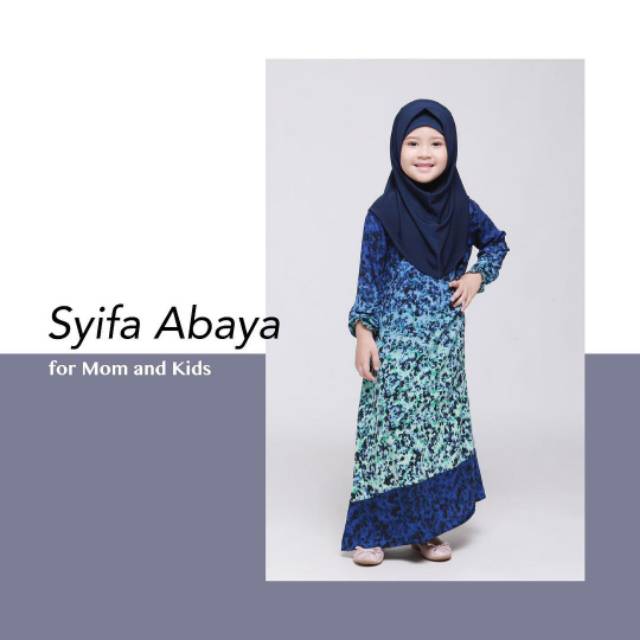 IRSALINA KIDS Syifa Abaya Original Baju Muslim Anak