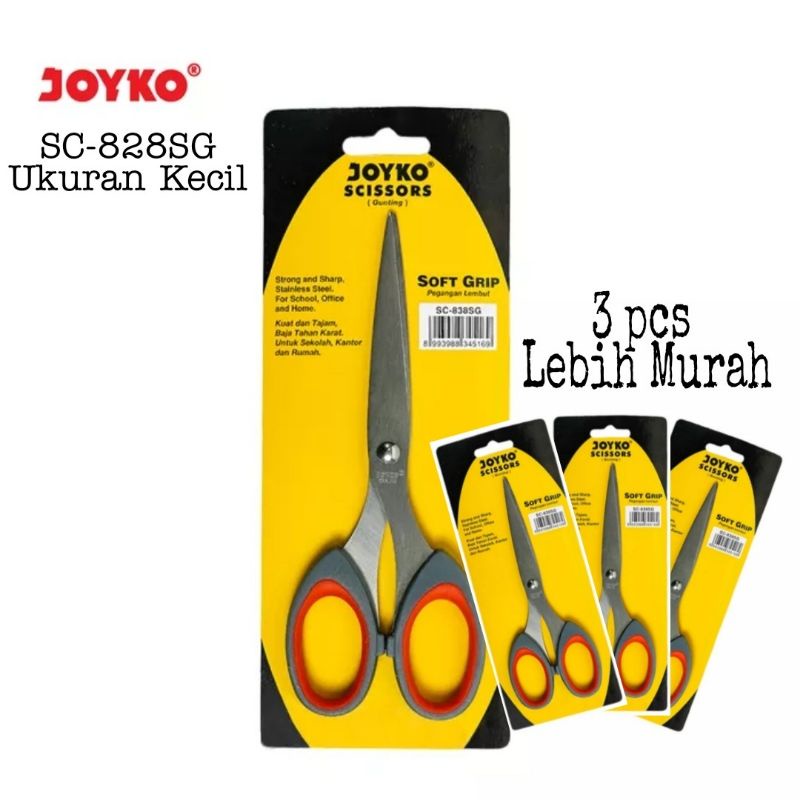 

Gunting Stainless Joyko SC-828SG (Promo 3pcs)