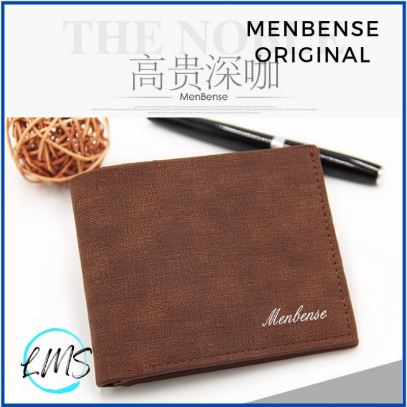 [Lms]Dompet Lipat Pria Import Ori Menbense Branded Dompet Pria 555