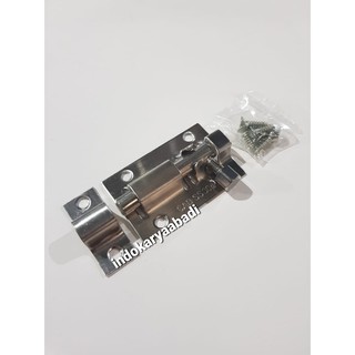 GRENDEL SLOT PINTU STAINLESS STEEL 304 ASLI BABET GRENDEL SLOT PINTU STAINLESS STEEL 304 ASLI BABET