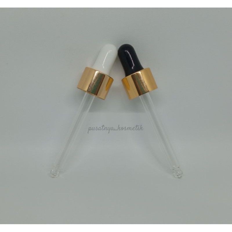 Pipet Kaca Ring Gold 30ml Pipet Kaca
