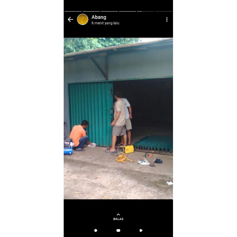 menerima jasa perbaikan pintu rolling door dan folding gate
