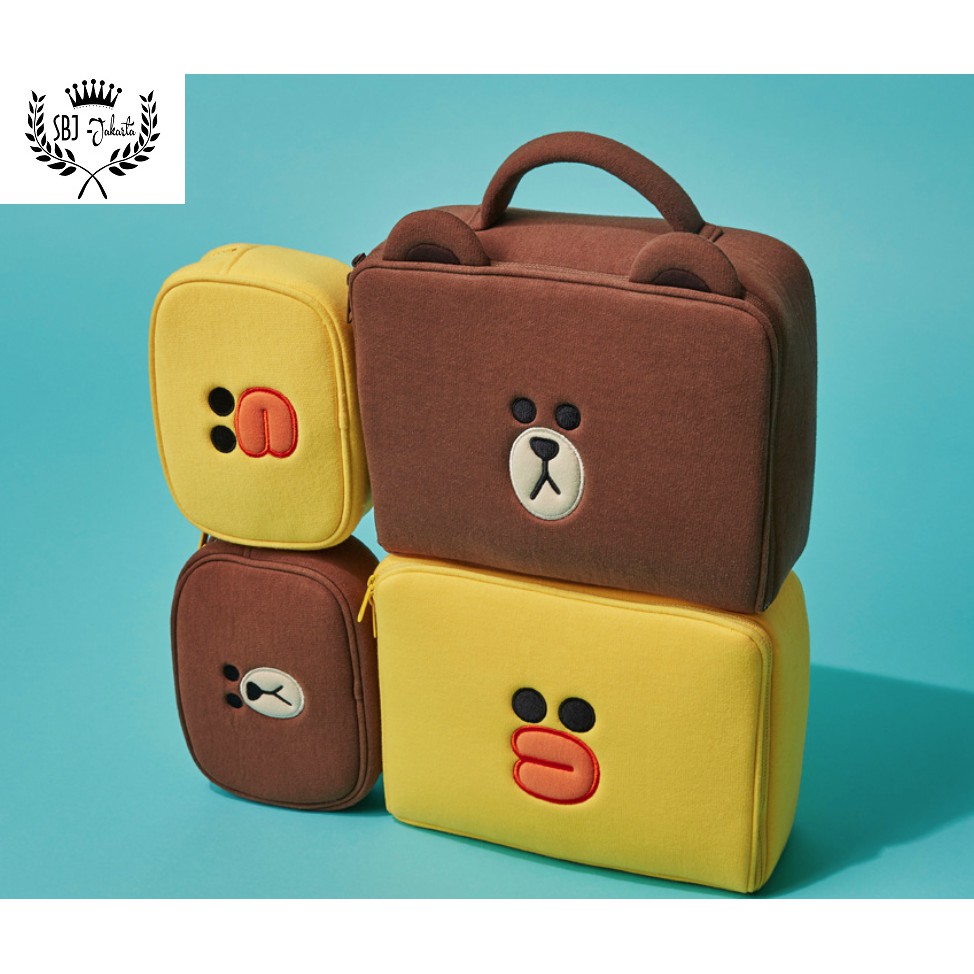 Tas Multifungsi / Tas Travel Organizer / Tas Kosmetik Karakter BERUANG BEAR DUCK