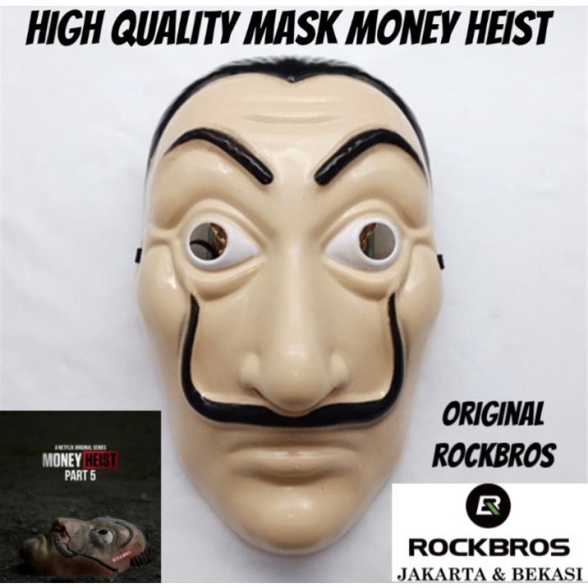 Topeng Money Heist Mask Korea Joint Economic Area Premium Quality New