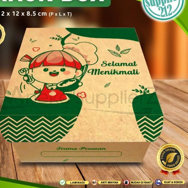 

New! Dus Snack - Snack Box - Box Kue - CSMT- S - 12x12x8,5 20 Pcs 팝