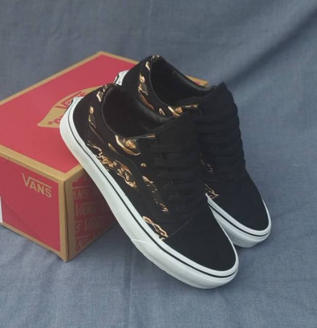 Vans Oldskool Suede Tiger Camo Black