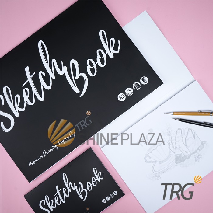 Sketchbook Sketch Book A4 150gsm TRG - Kertas Buku Gambar &amp; Sketsa TRG