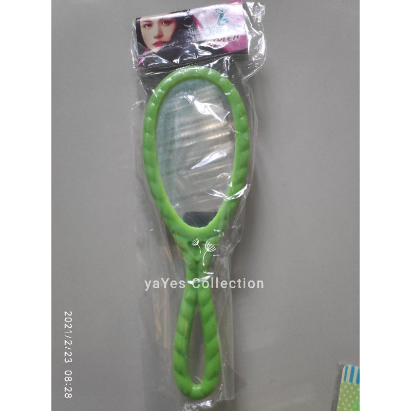 Sisir anak karakter lucu frozen hello kitty - 2in1 sisir perawatan rambut + kaca - lipat Besi remaja